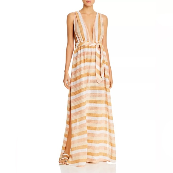Ramy Brook Roma Maxi Dress Swim Cover-Up - Picture 1 of 9